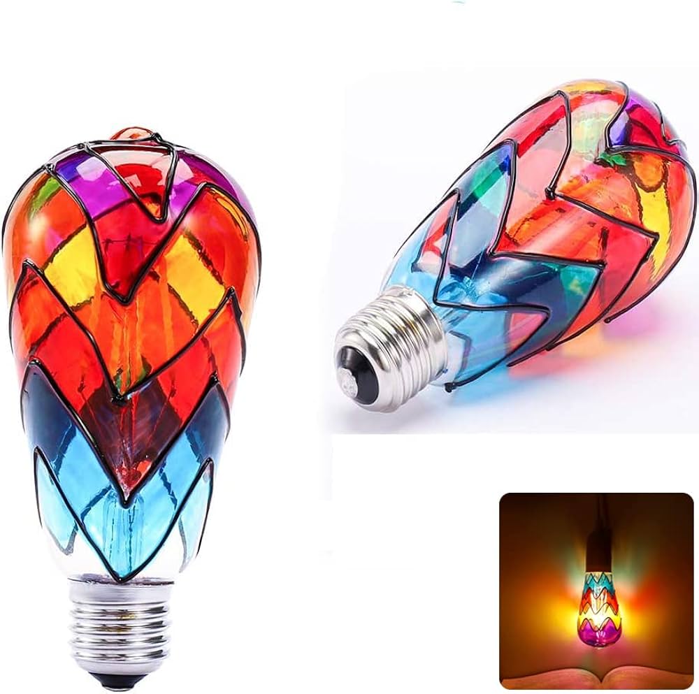 ST64 HAND PAINTED ARTISANAL LED BULB
