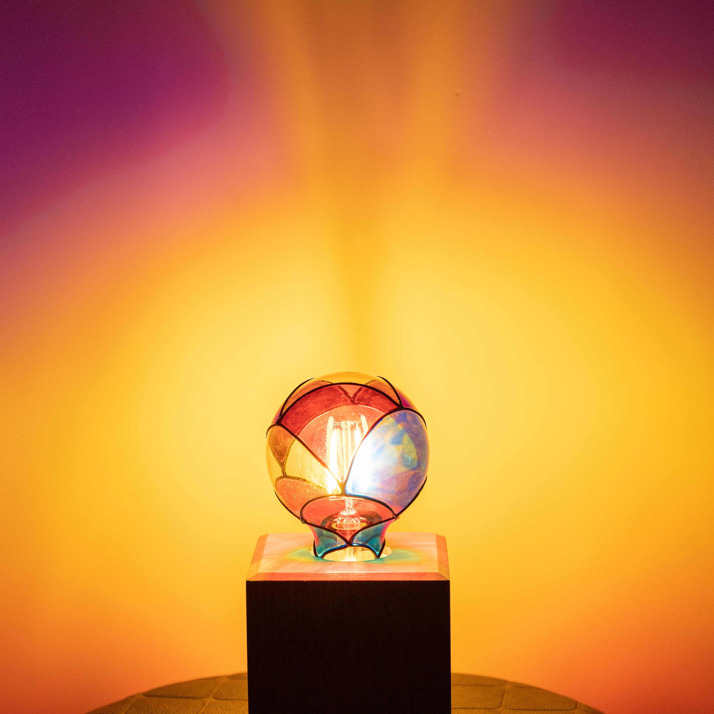 G80 HAND PAINTED ARTISANAL LED BULB