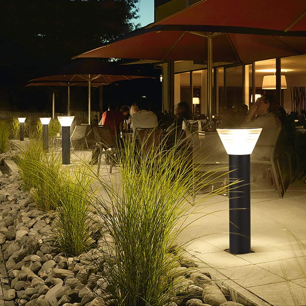 Solar Bollard Garden Light F