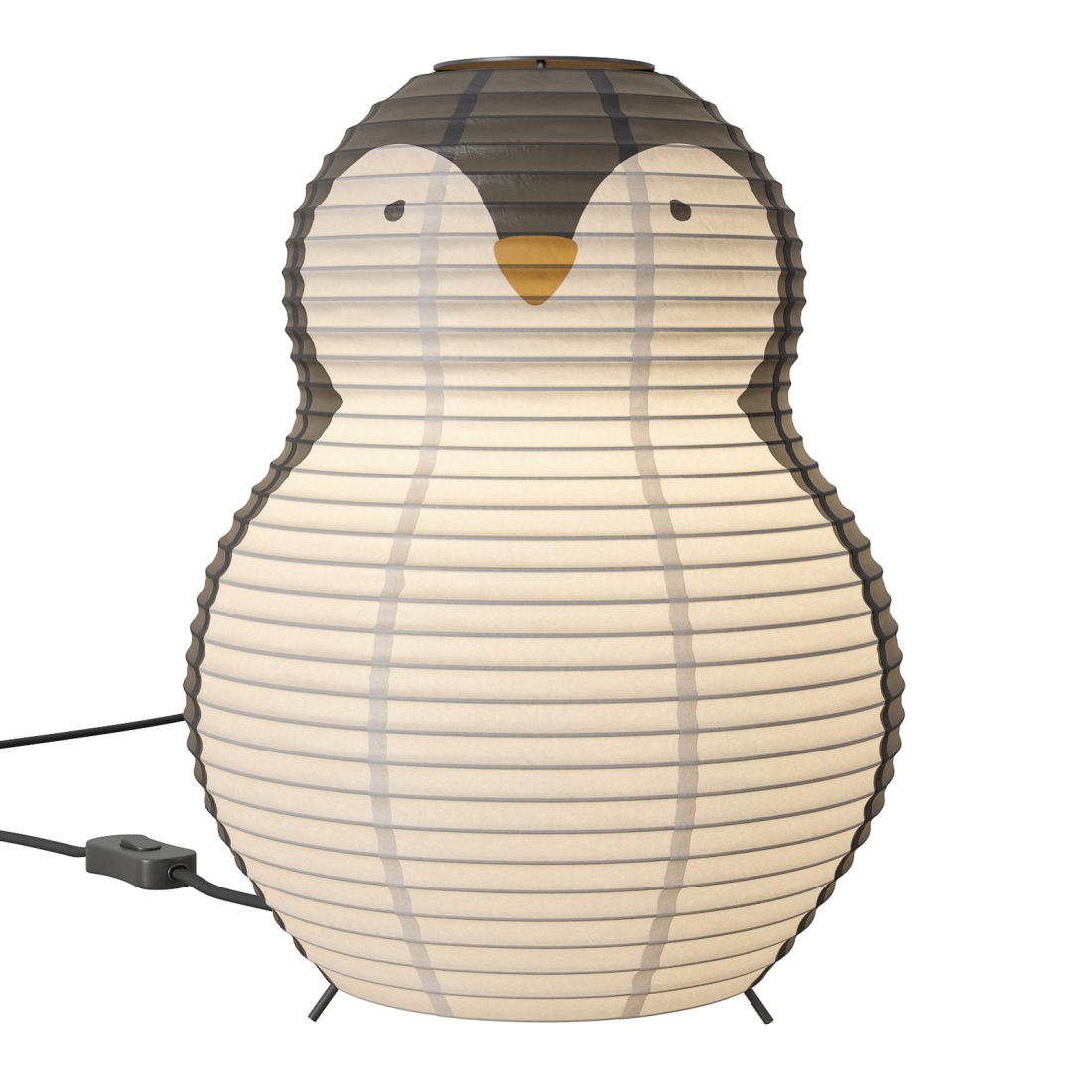 🐧 Penguin Paper Table Lamp