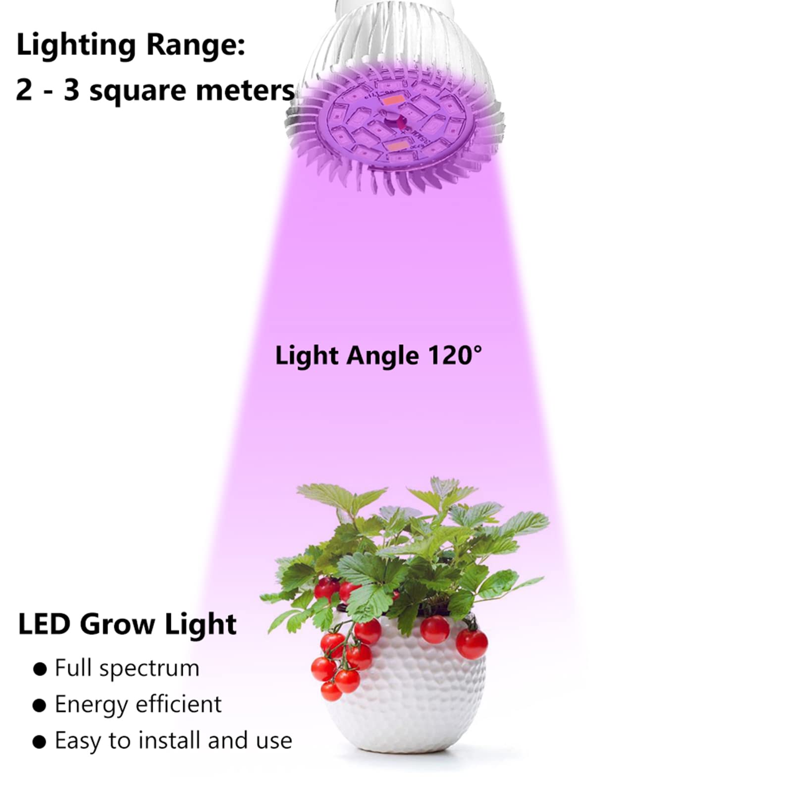 Grow Bulb E27 (screw)