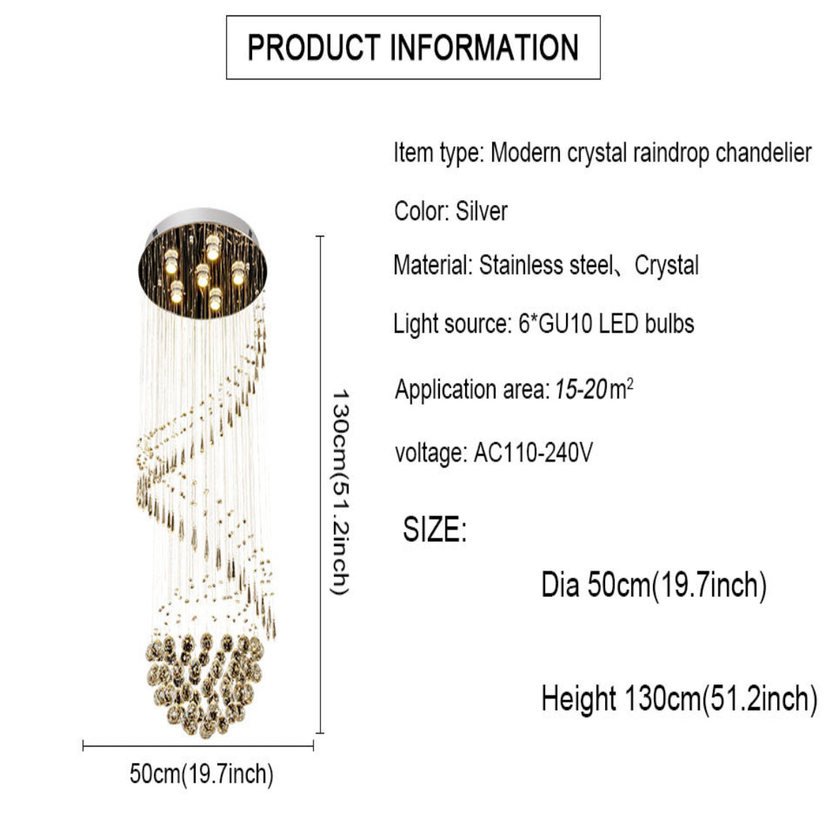 Crystal luxury chandelier Nairobi Lights