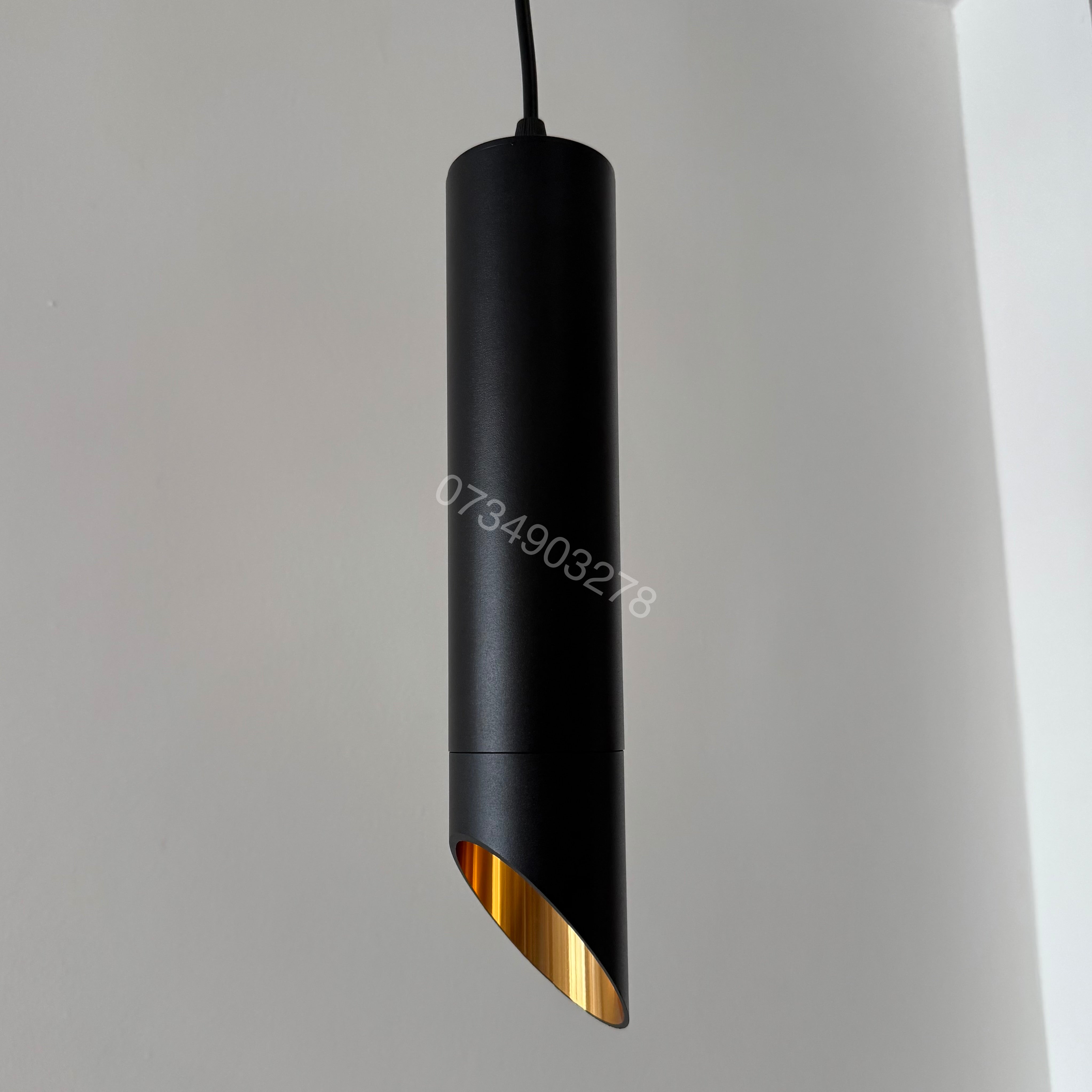 #0758 Black Spotlight pendant