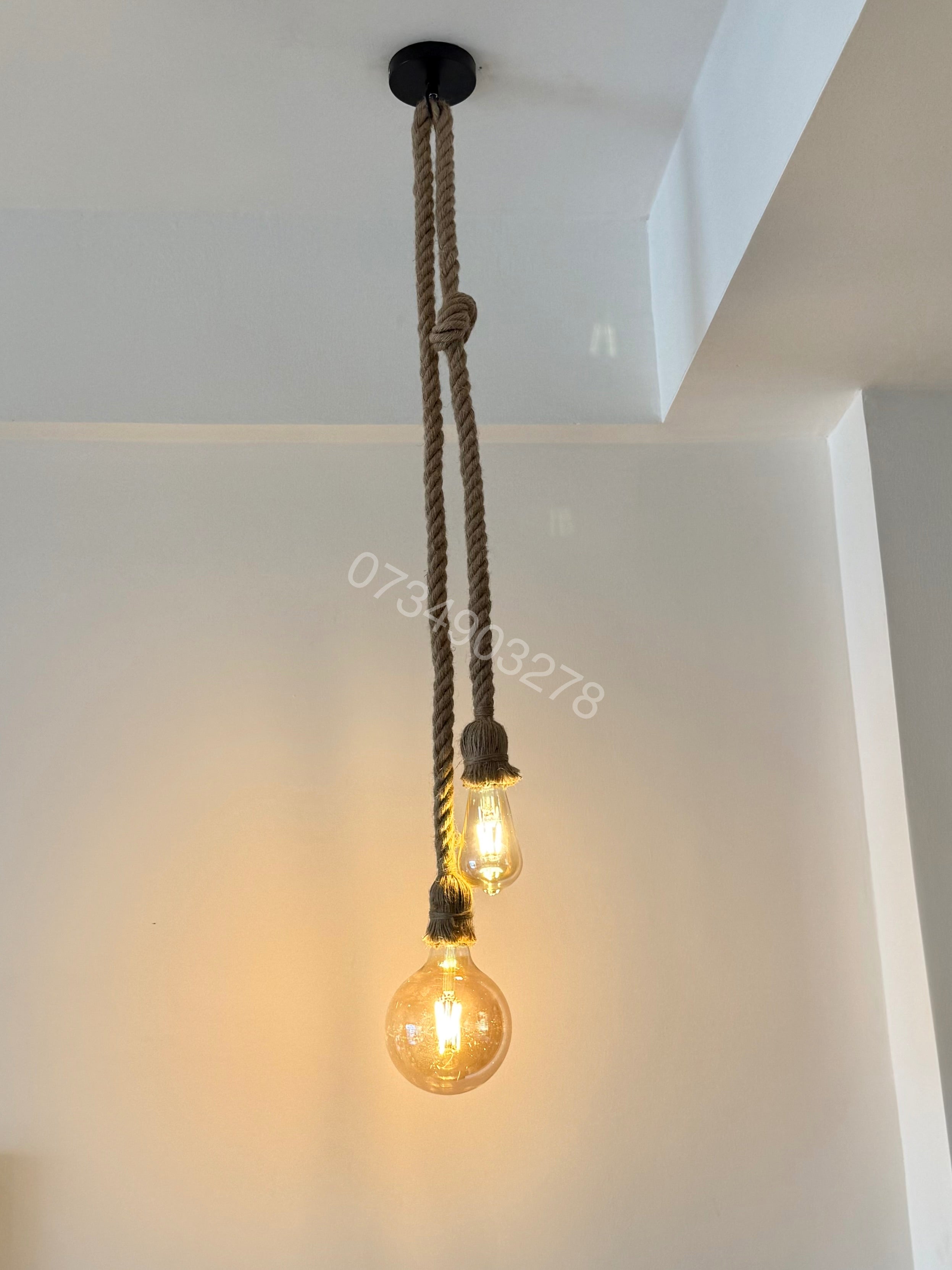 #0396 Twin Rope pendant