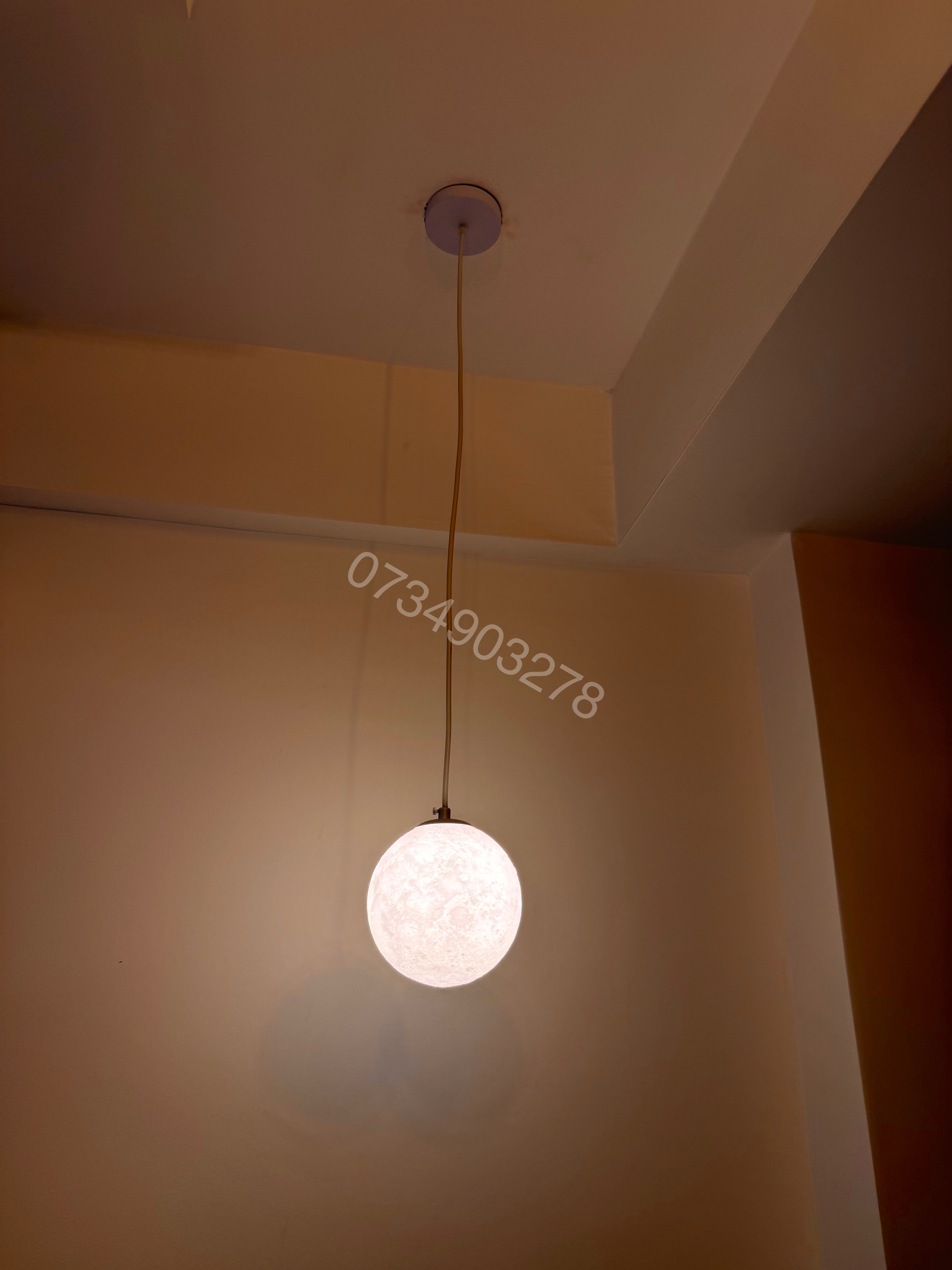 #0774 Kids moon pendant