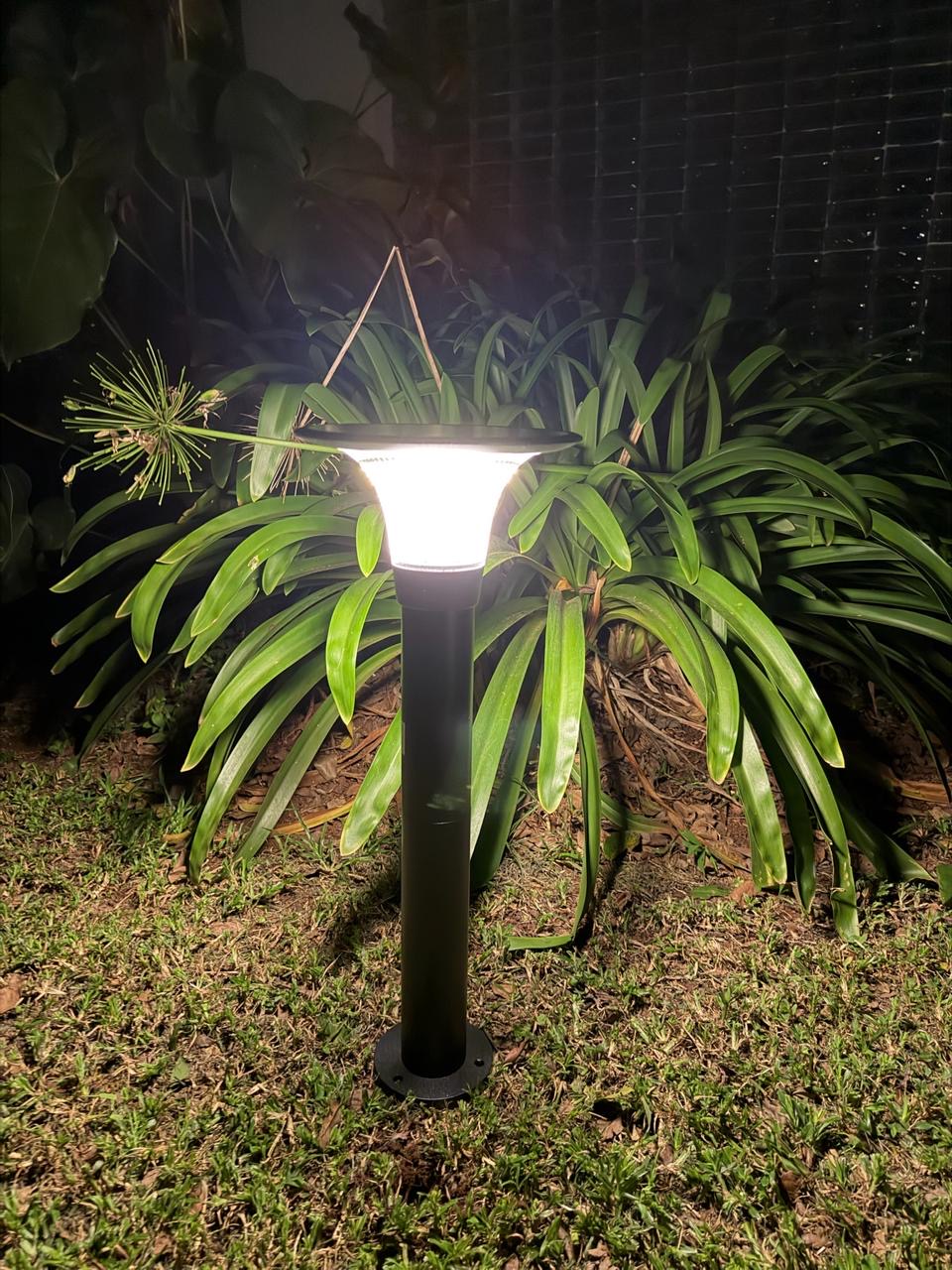 Solar Bollard Garden Light E