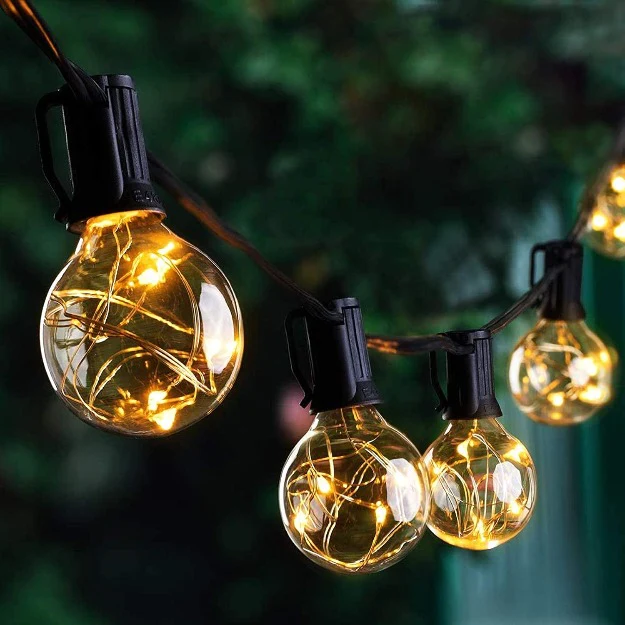 35FT G40 Electric Fairy Bulb String Lights