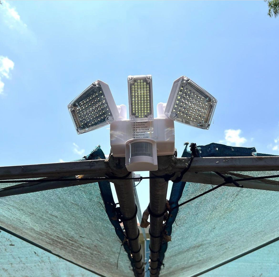 3 SOLAR Head Motion sensor Floodlight