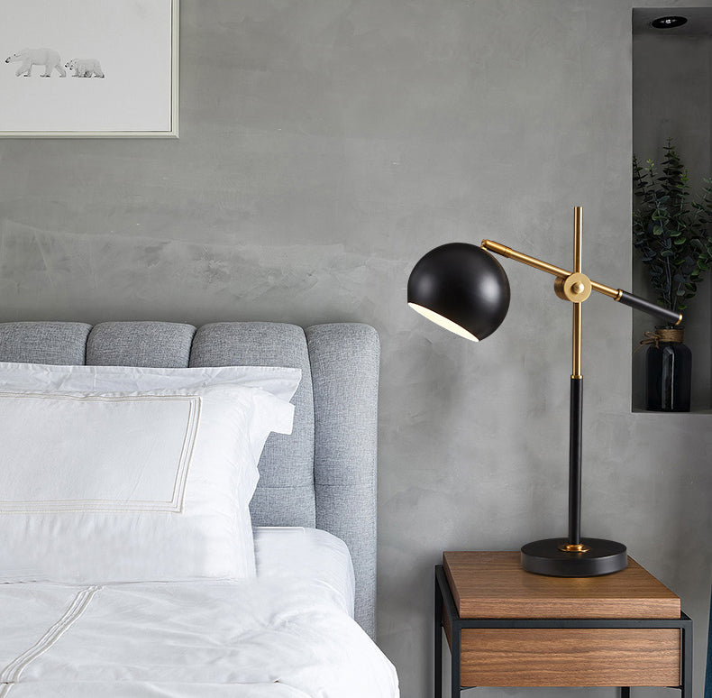 Black and Gold Desk Lamp Nairobi Lights