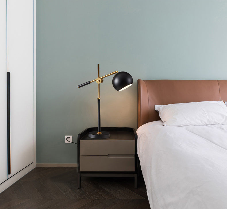 Black and Gold Desk Lamp Nairobi Lights