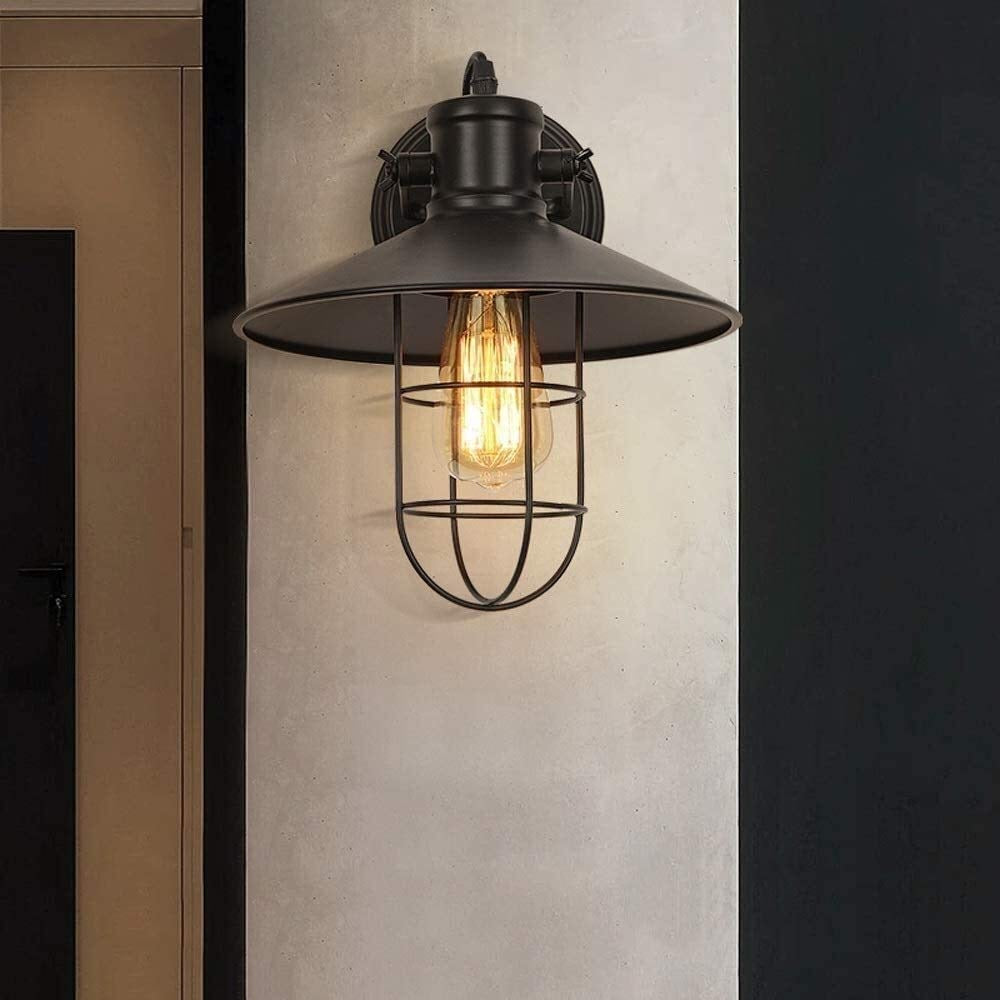 Vintage Black Wall light Nairobi Lights